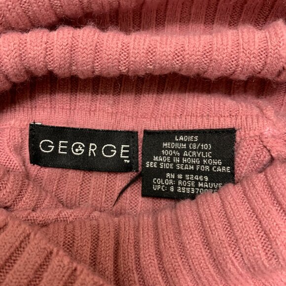 George Brand Women's Dusty Rose Color Sleeveless Sweater, Size Medium - Picture 5 of 5